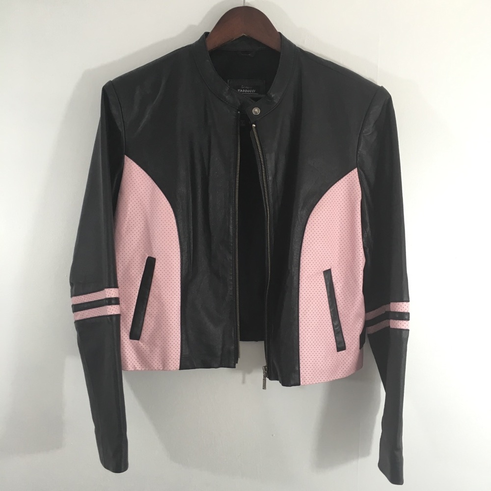 Sergio Vadducci Womens’s leather Moto Jacket